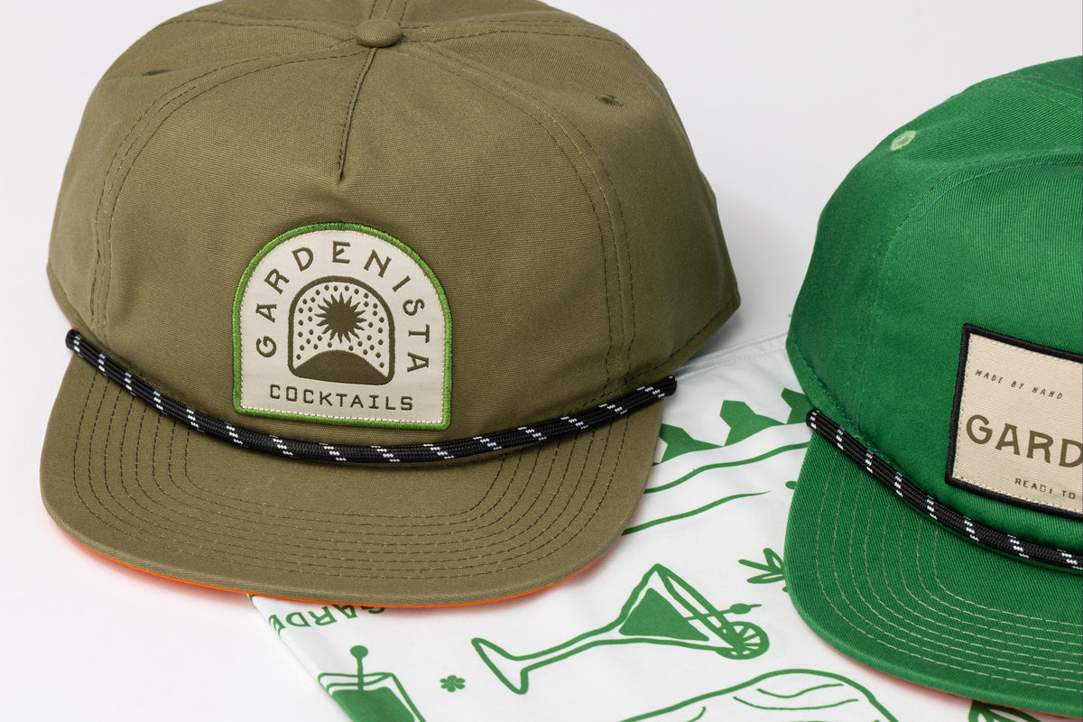 Gardenista Logo Patch Hat - Olive